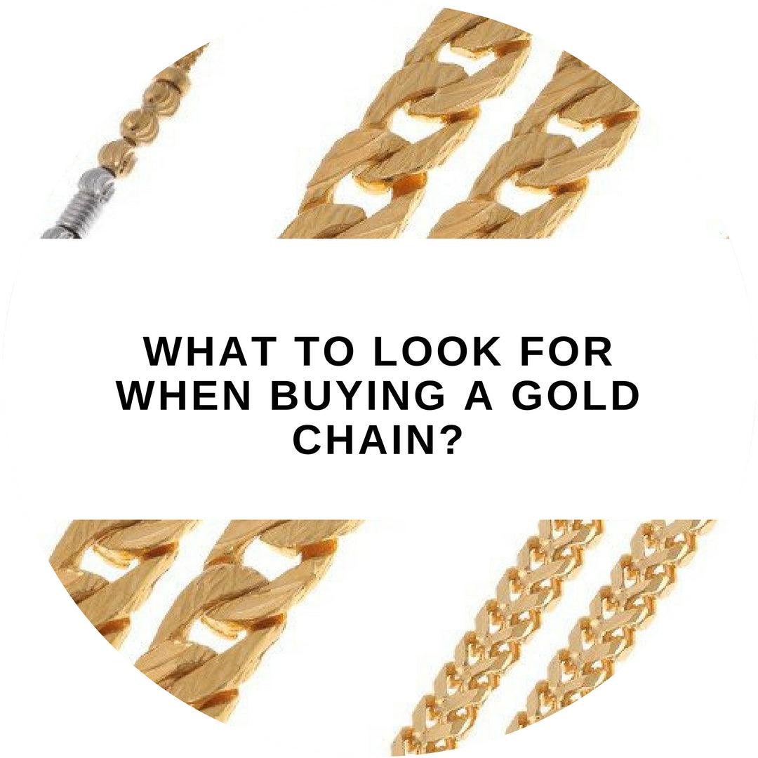 What to look for when buying a Gold Chain - Minar Jewellers
