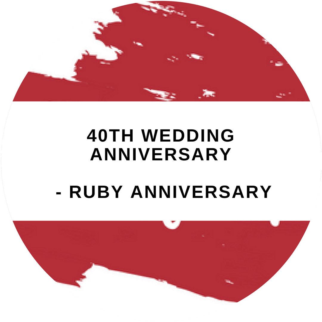 40th Anniversary Gift Ideas - Ruby Jewellery! - Minar Jewellers