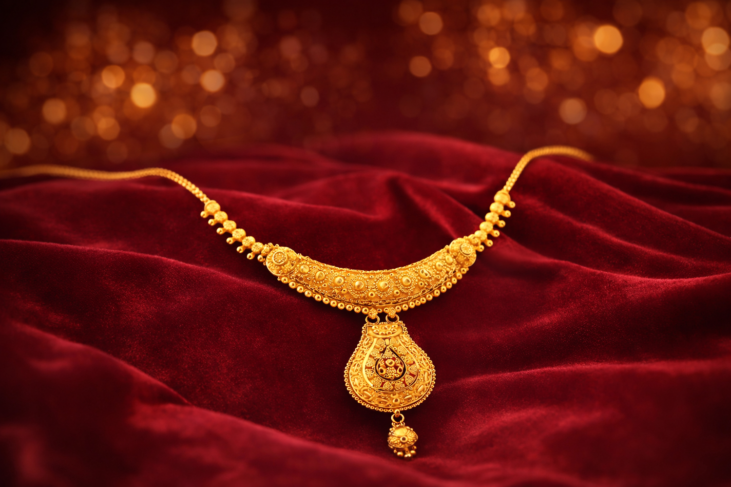 How Do You Choose the Perfect 22ct Gold Necklace Style for Daily Wear, Festivals, or Bridal Looks?