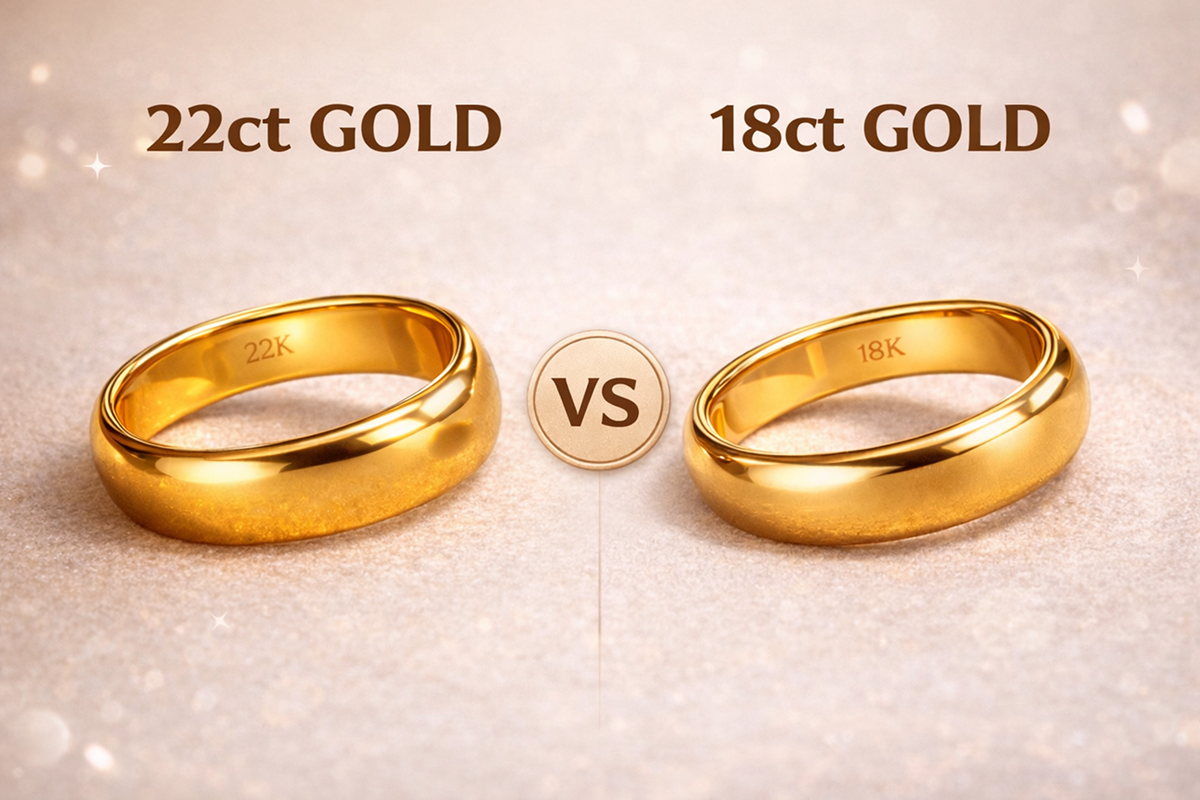 How Do You Choose Between 22ct and 18ct Gold Rings for Your Style and Budget?