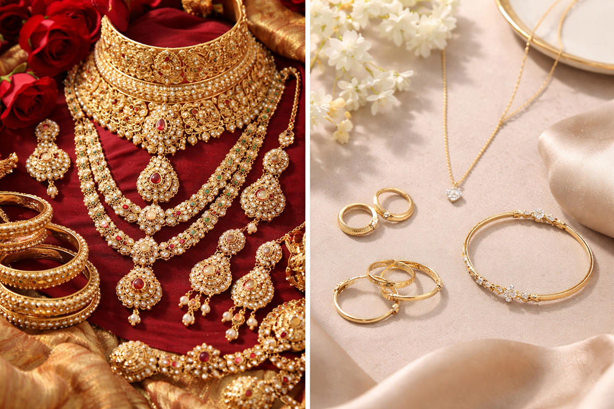 Which Gold Jewellery Is Best for Weddings vs Everyday Use?
