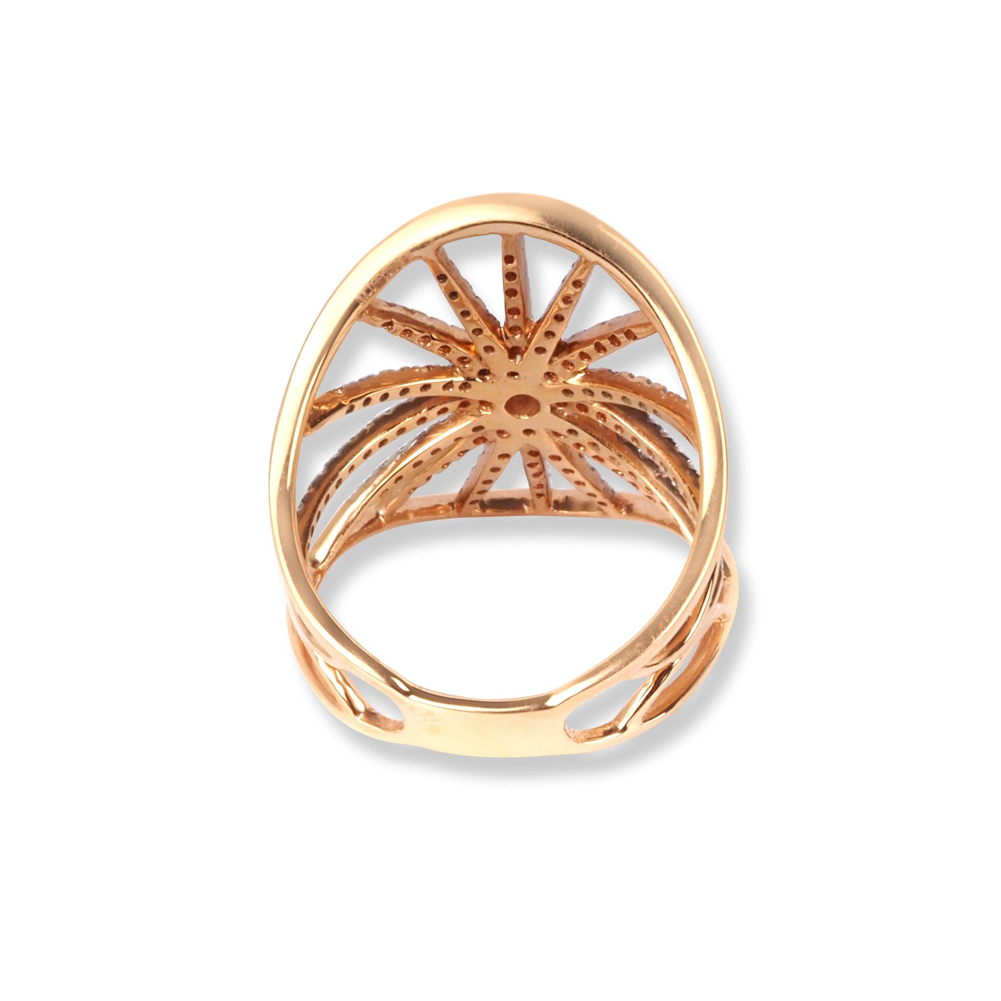 18ct Rose Gold Diamond Dress Ring SB00014RAR - Minar Jewellers