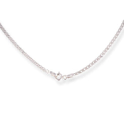 18ct White Gold Diamond Set (Pendant + Chain + Earrings) MCS7037 MCS7038 - Minar Jewellers