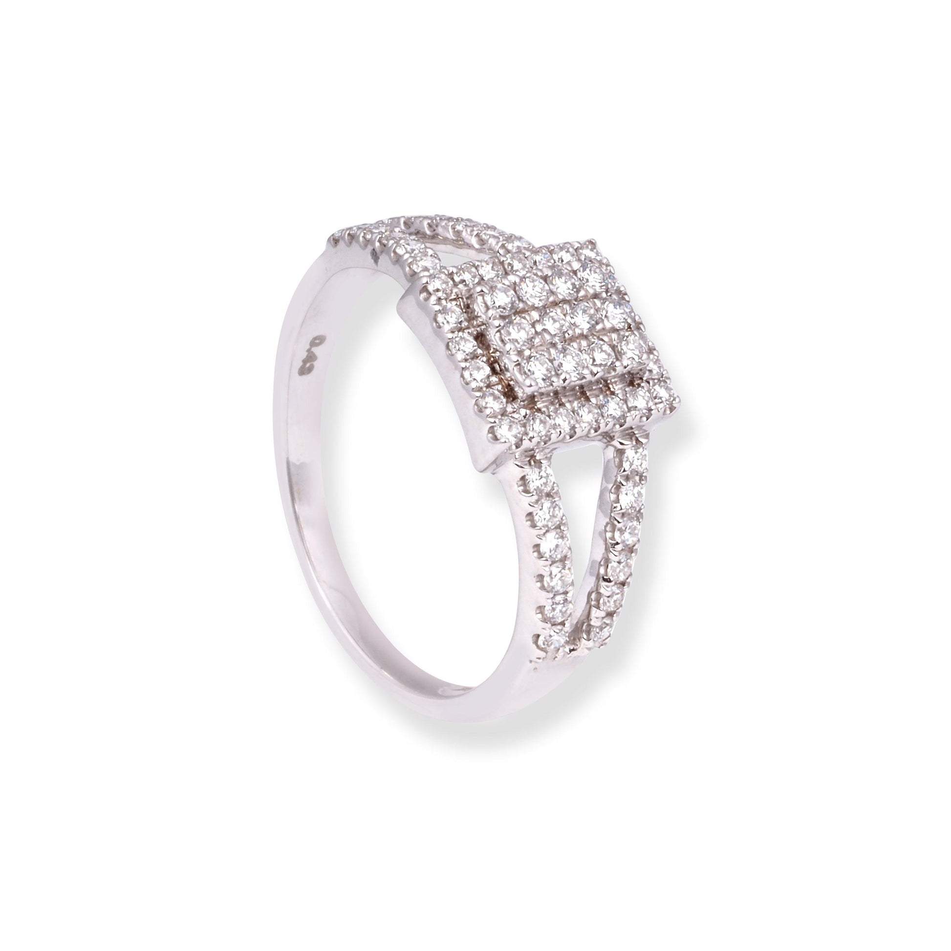 18ct White Gold Diamond Dress Ring KCL217 - Minar Jewellers