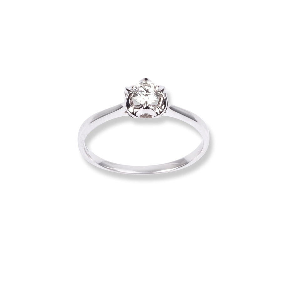 18ct White Gold Diamond Engagement Ring KCLWR052300