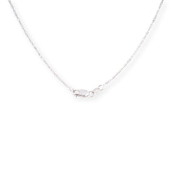 18ct White Gold Diamond Set (Pendant + Chain + Earrings) MCS6859/60 - Minar Jewellers