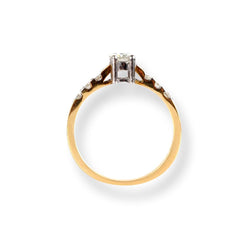 18ct Yellow Gold Engagement Diamond Ring LR-6660 - Minar Jewellers