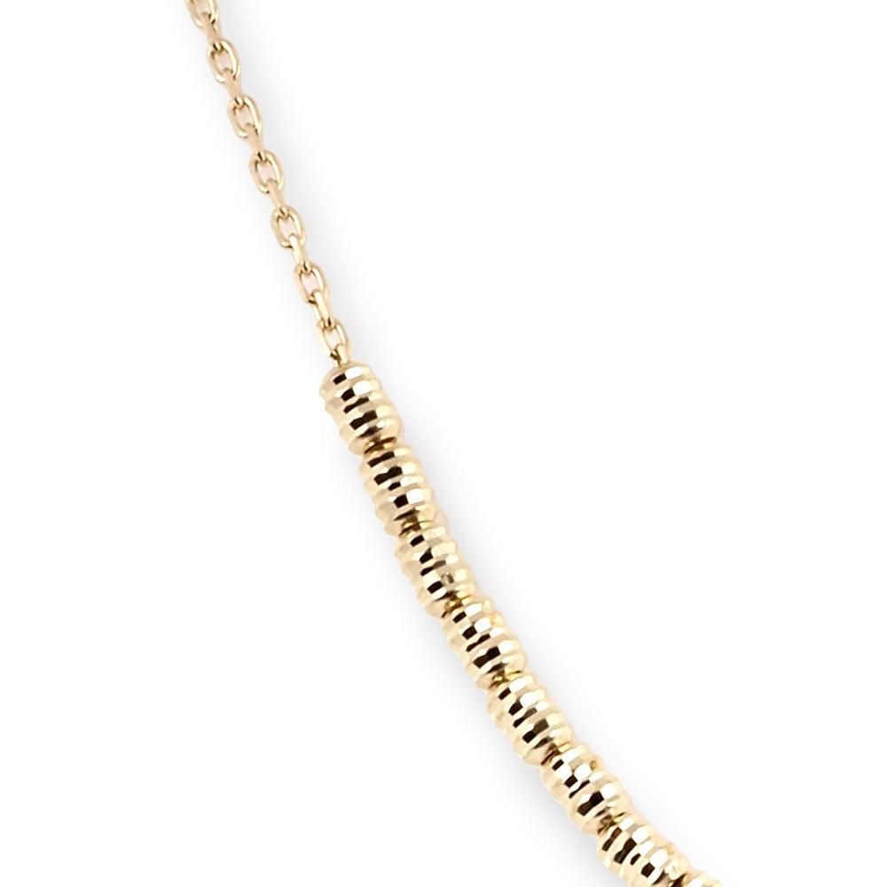 18ct Yellow Gold Necklace with Lobster Clasp N-7939