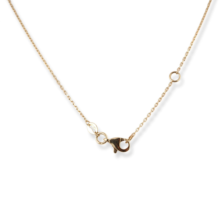 18ct Yellow Gold Necklace with Lobster Clasp N-7939