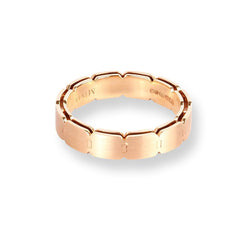 18ct Rose Gold Band With Suspended In Ring LR-6656 - Minar Jewellers