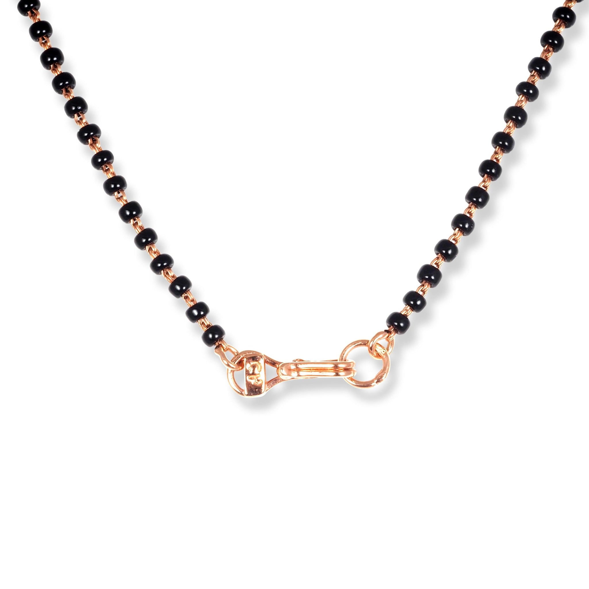 18ct Rose Gold Diamond Mangal Sutra with Hook Clasp MCS4658
