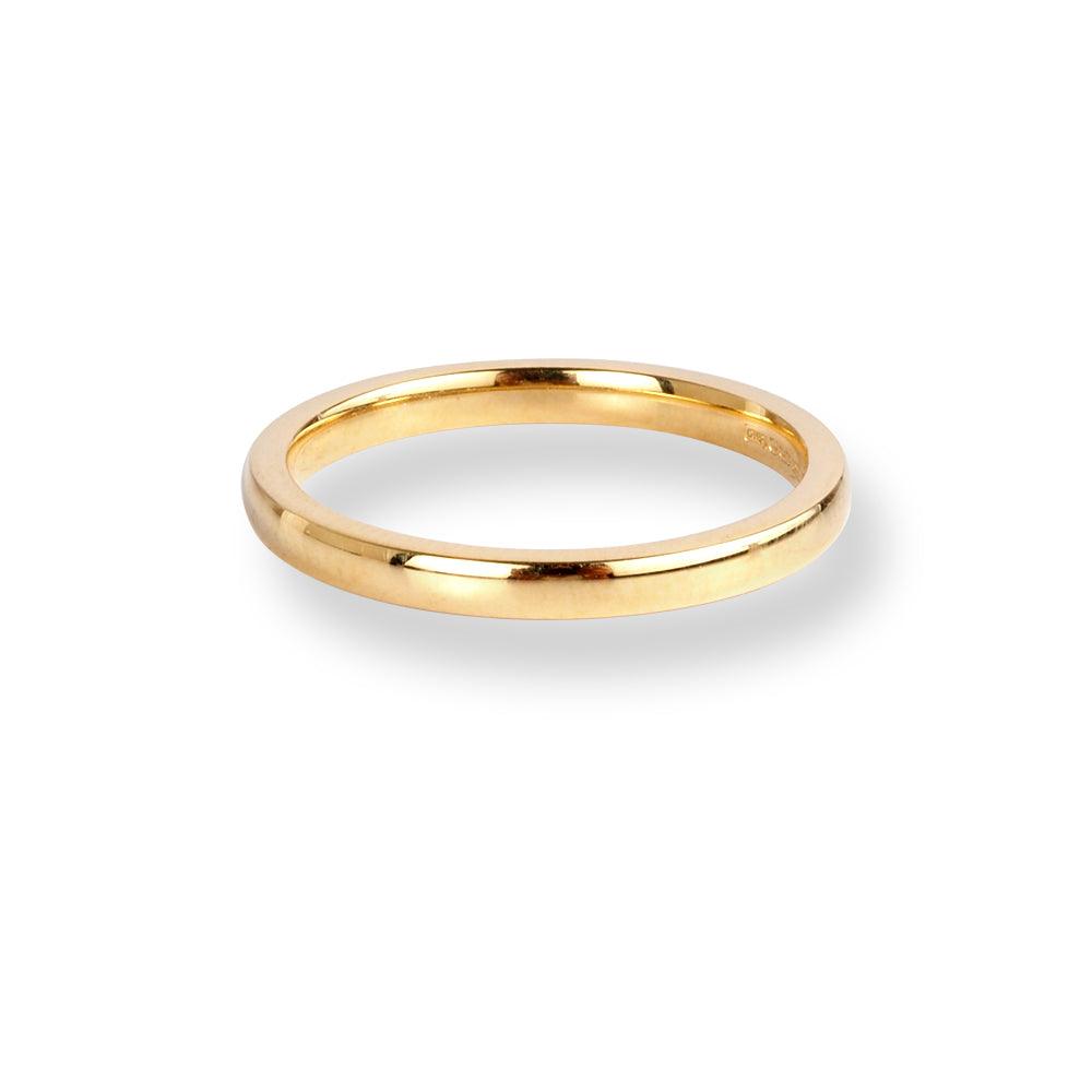 18ct Yellow Gold Court Band LR-6648