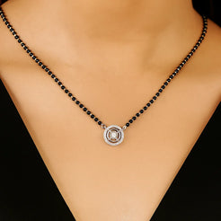 18ct_White_Gold_Mangalsutra_with_Round_Brilliant_Cut_Diamond_Pendant_Luxury_Fine_Jewellery