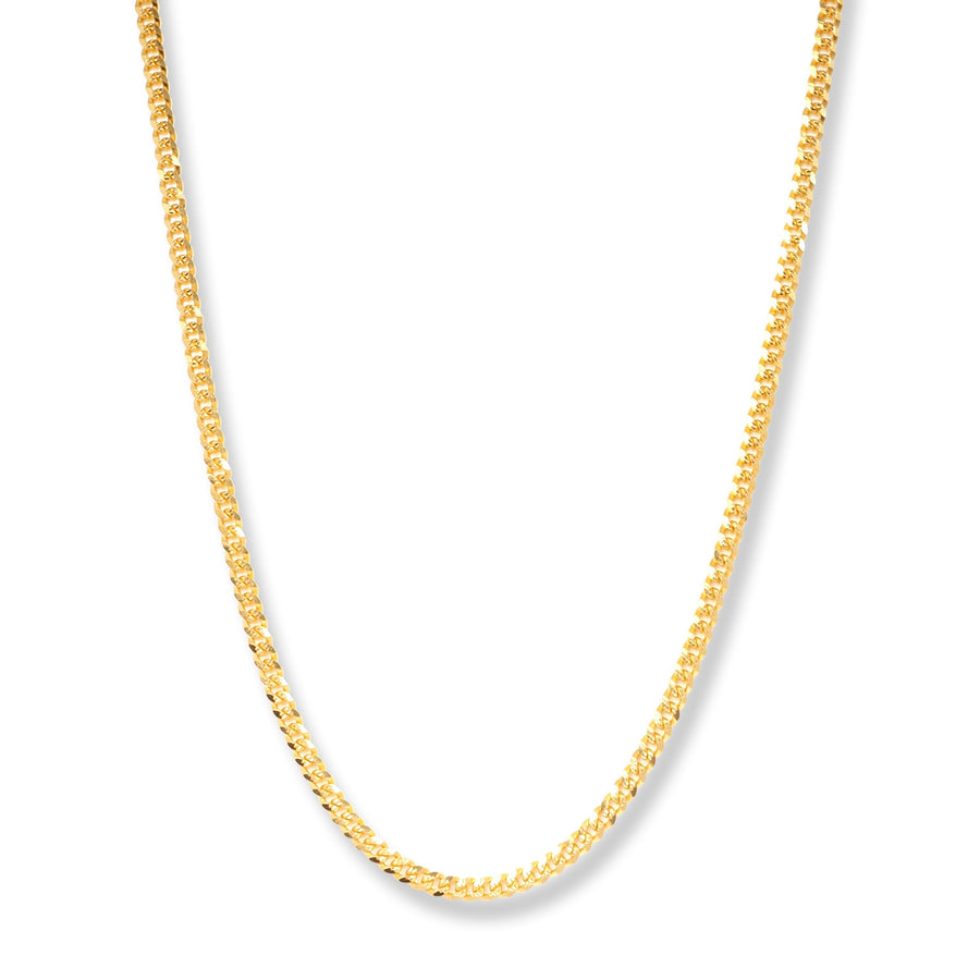 22ct Gold Curb Link Chain with Lobster Clasp C-7133