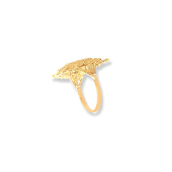 22ct Gold Filigree Ring (3.5g) LR-6569 - Minar Jewellers