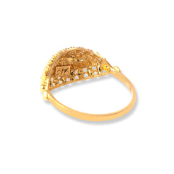 22ct Gold Filigree Ring (3.5g) LR-6571 - Minar Jewellers