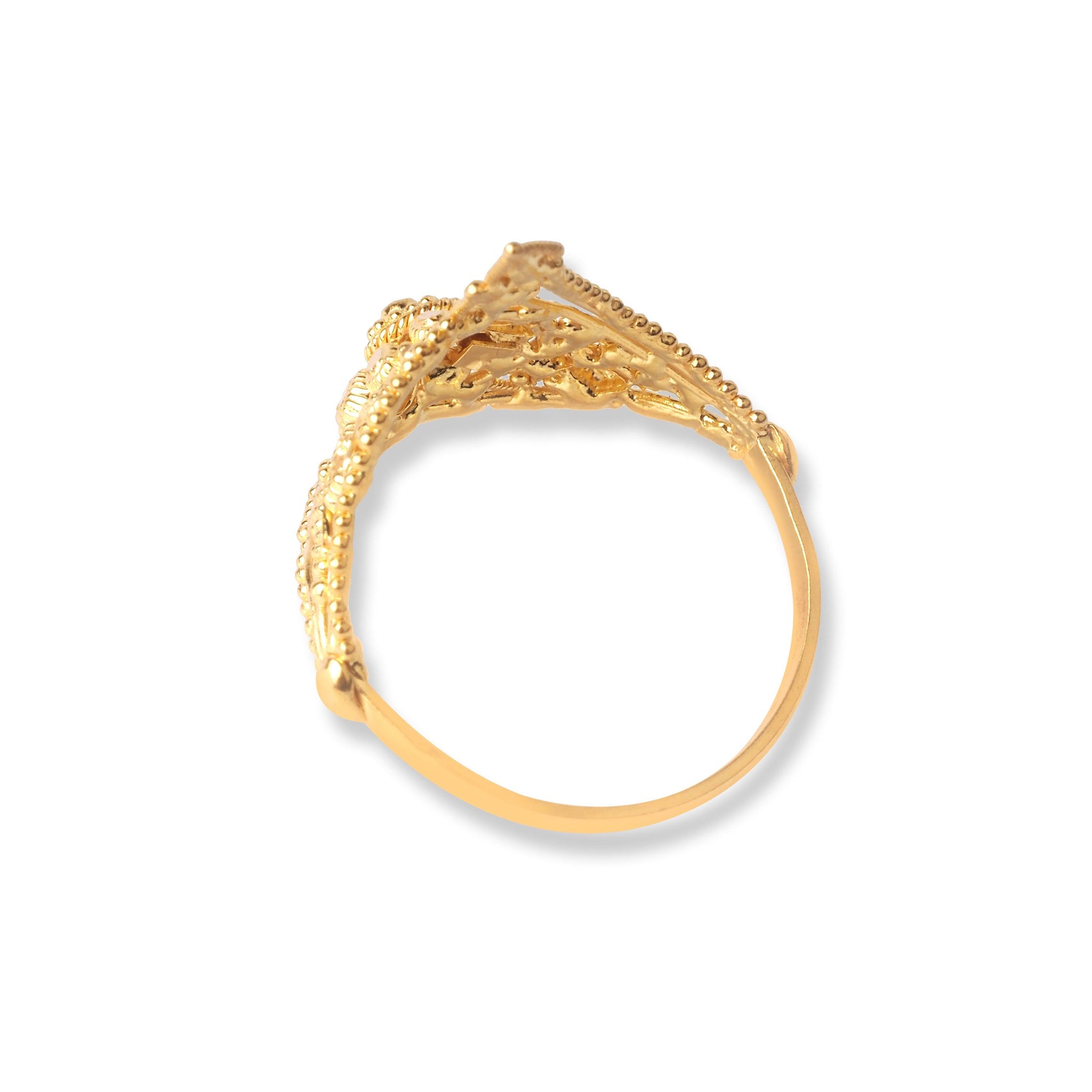 22ct Gold Filigree Ring (3.1g) LR-6567