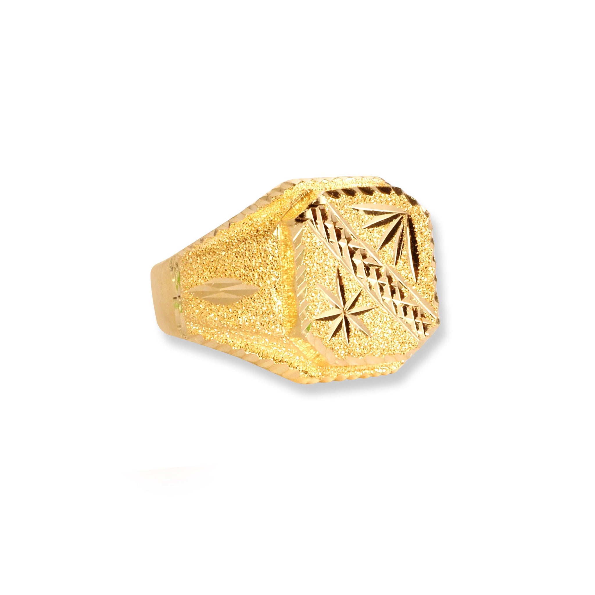 22ct Gold Gents Signet Ring GR-8319