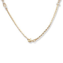 22ct Gold Necklace with Cultured Pearl Beads and Lobster Clasp N-7934 - Minar Jewellers