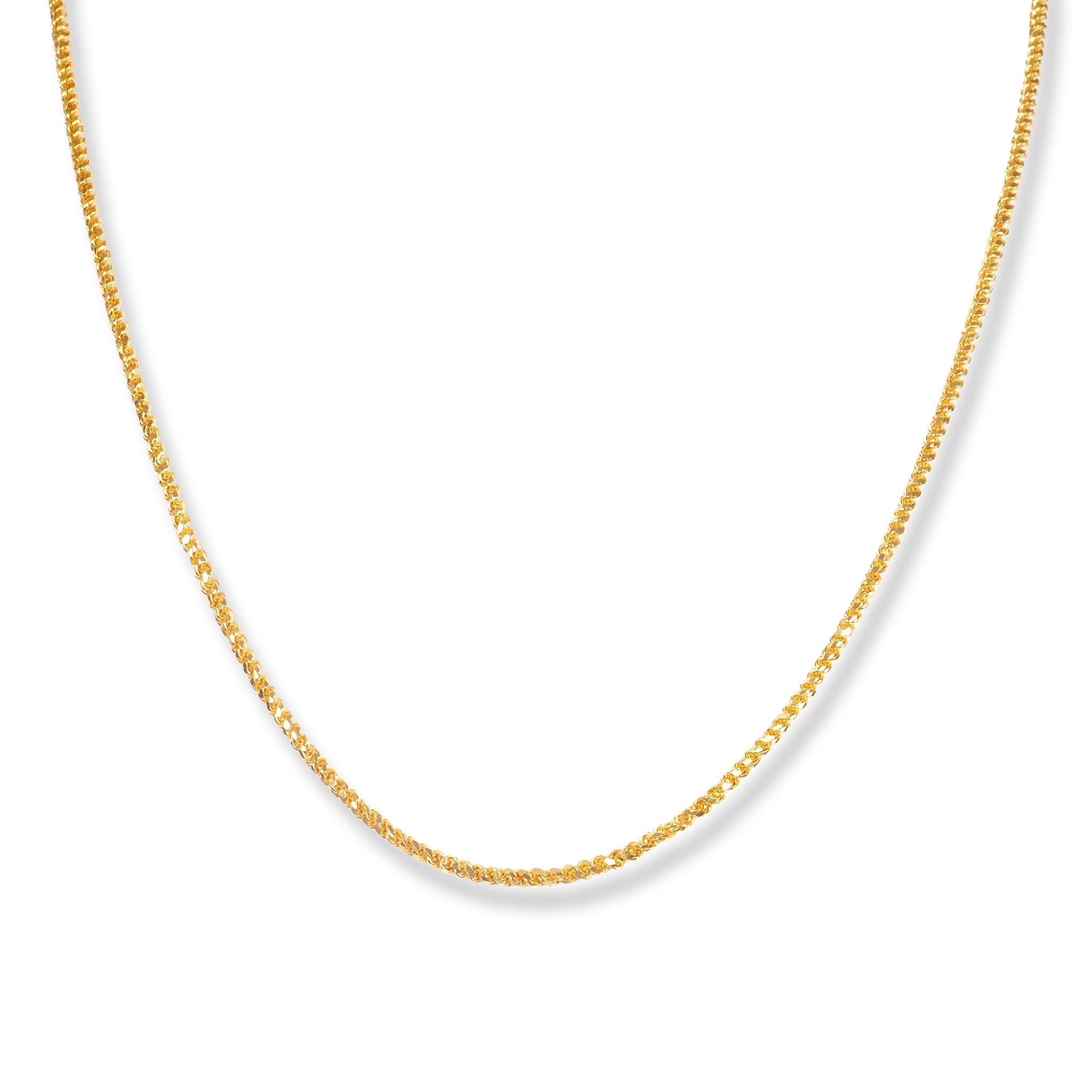 22ct Gold Rope Chain with Hook Clasp C-7142