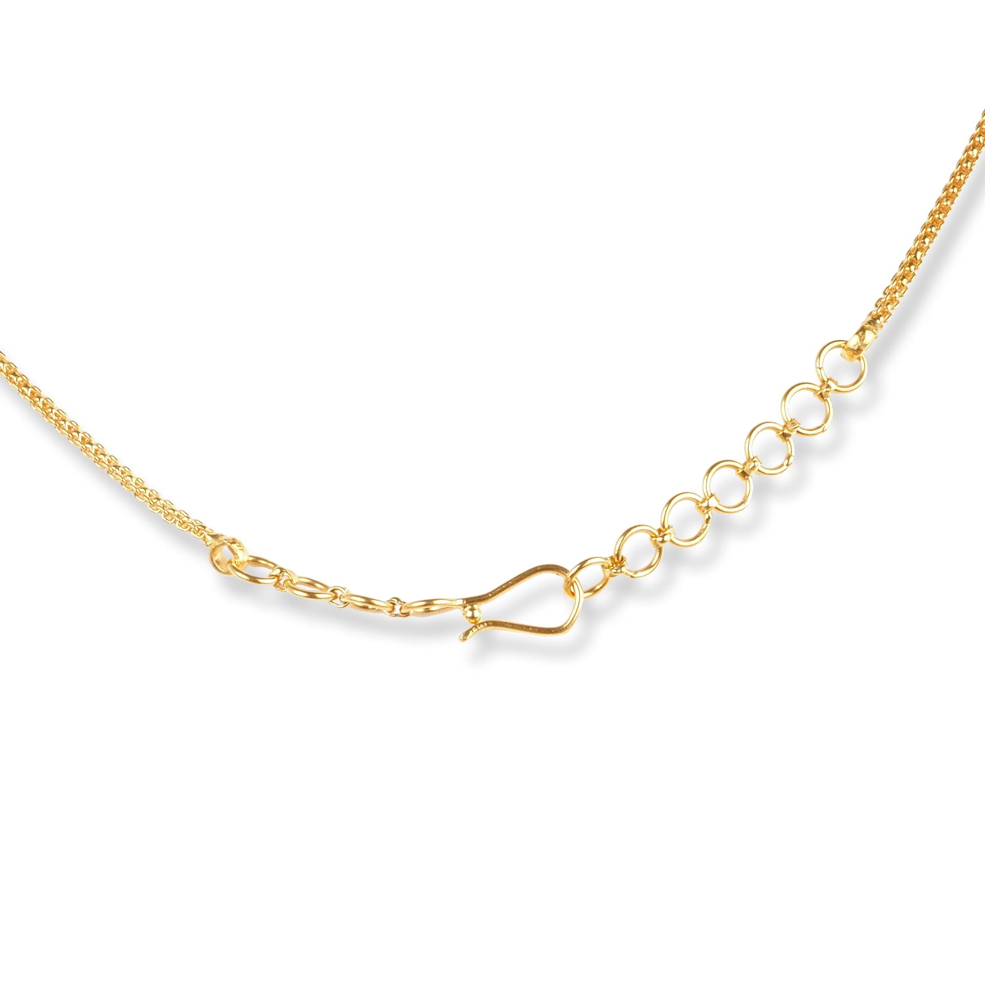 22ct Gold Set with Filigree Work & Heart Design N-7903 - Minar Jewellers