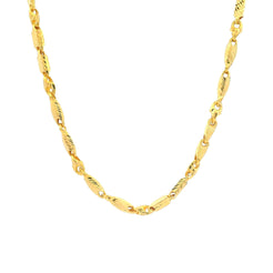 22ct Gold Elegant Fancy Necklace with S Clasp Closure