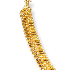 22ct Gold Filigree Work Choker Design Set N-7929 - Minar Jewellers