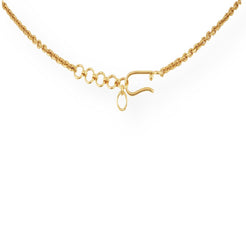 22ct Gold Antique-Style Pearl & Cubic Zirconia Teardrop Necklace and Earrings Set