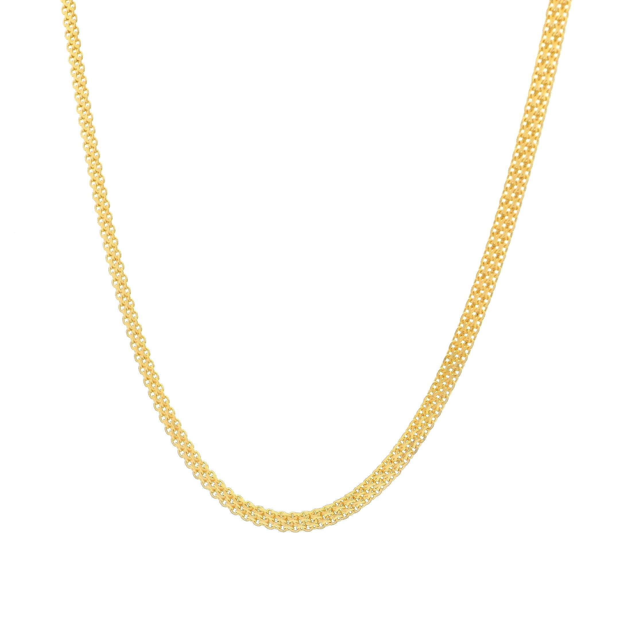22ct Gold Chain Necklace | Classic Pure Gold Chain for Everyday Wear