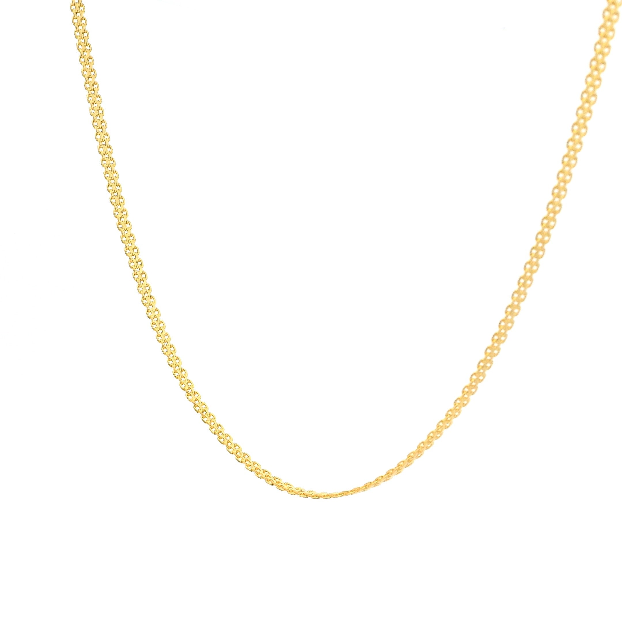 22ct Gold Chain Necklace | Classic Pure Gold Chain for Everyday Wear