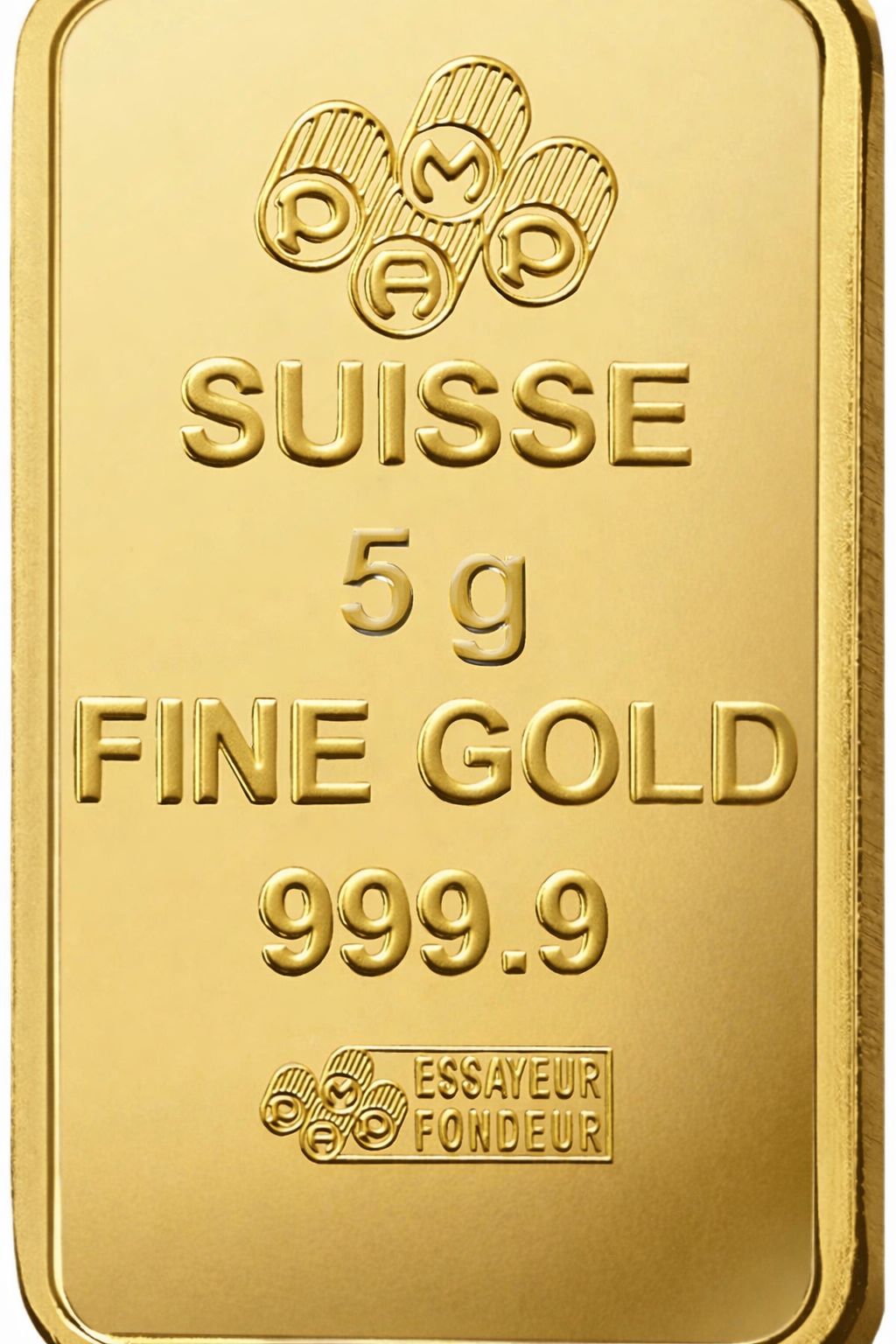 5g PAMP Lady Fortuna Gold Bar (999.9 Fine Gold)