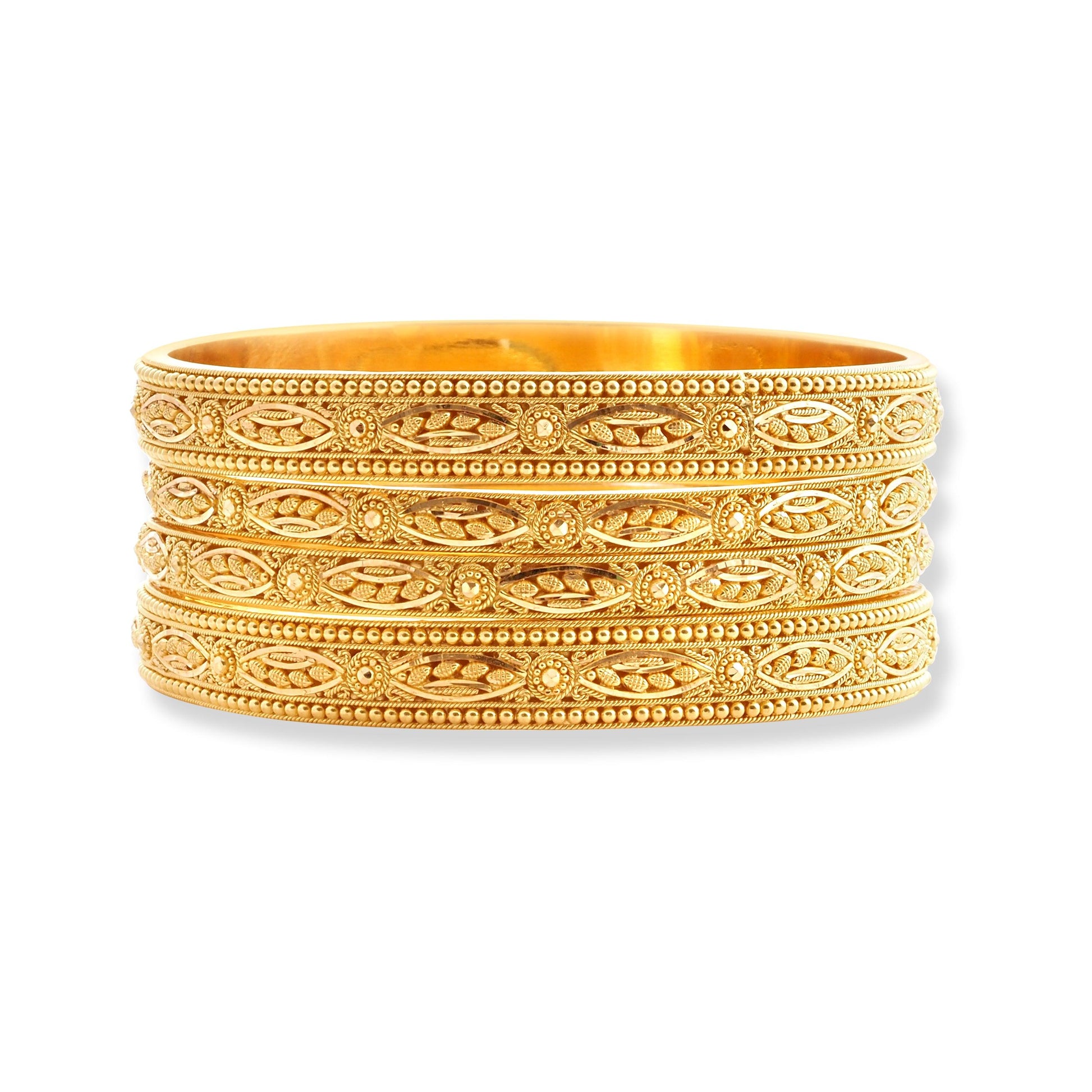 Set of Four 22ct Gold Bangles Timeless Elegance - Main Image