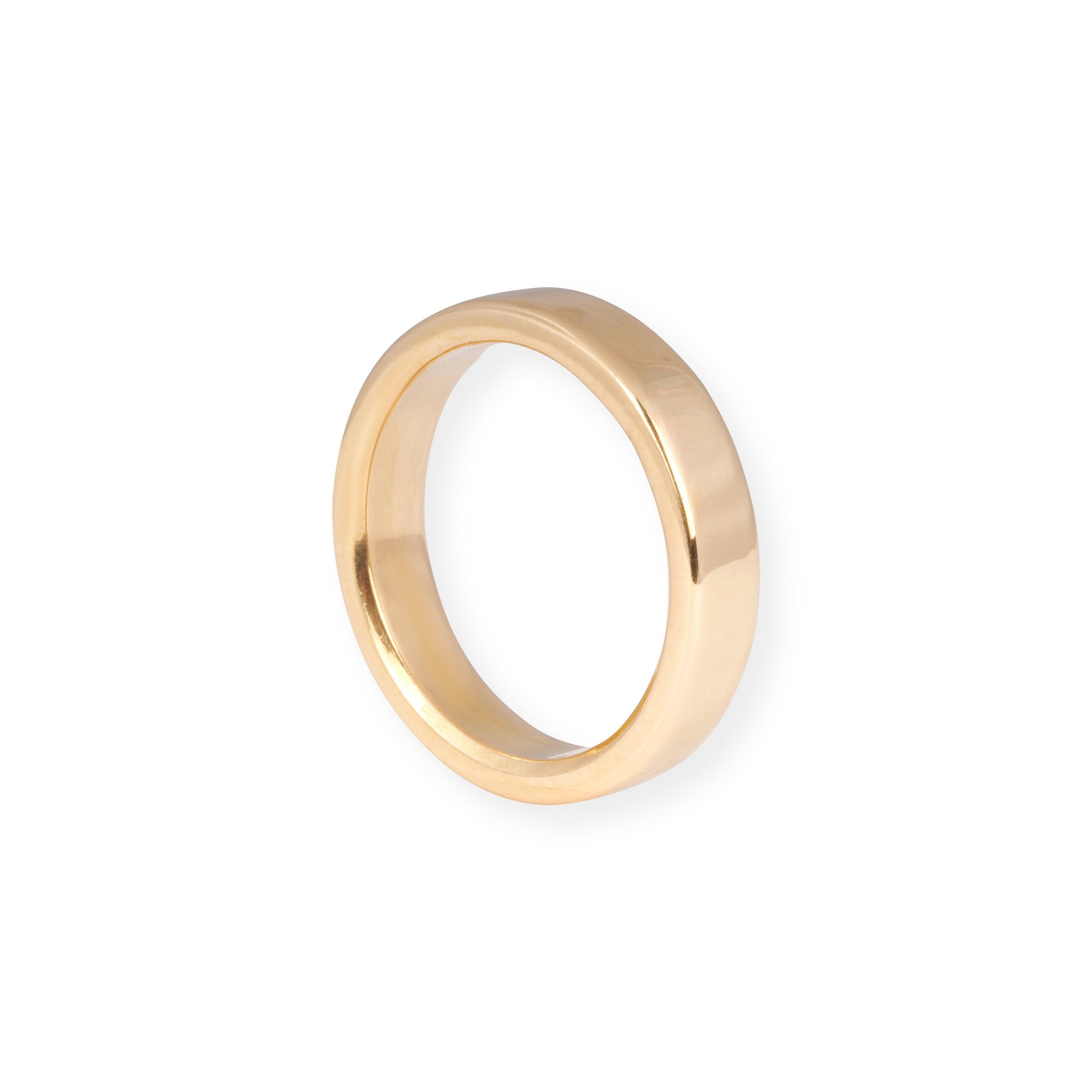 22ct Yellow Gold Band 5mm BD-1 - Minar Jewellers