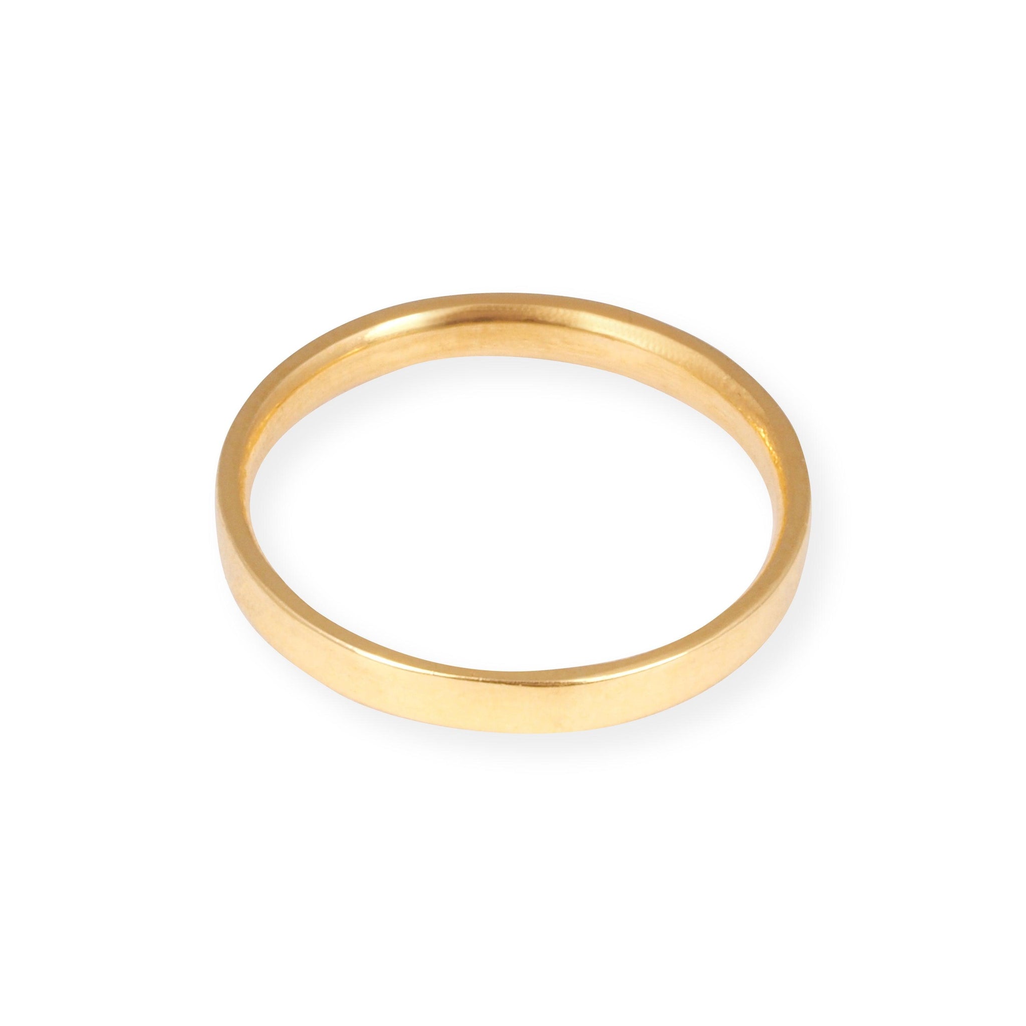 22ct Yellow Gold Band 2.25mm BD-3