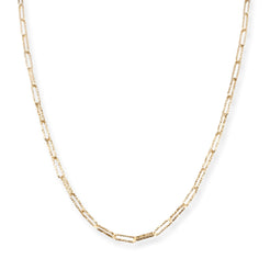 Classic 18ct Gold Link Chain Necklace for Men & Women