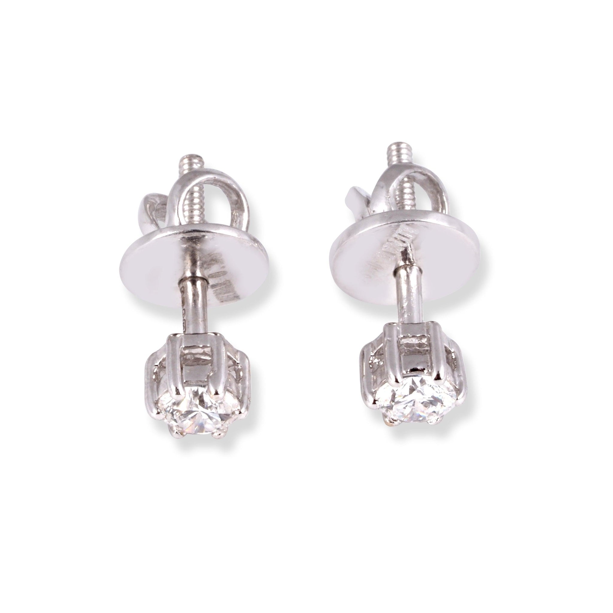 18ct Gold Diamond Stud Earrings 0.26ct MCS6948/45