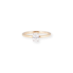 18ct Yellow Gold Solitaire Diamond Ring LR-1361 - Minar Jewellers