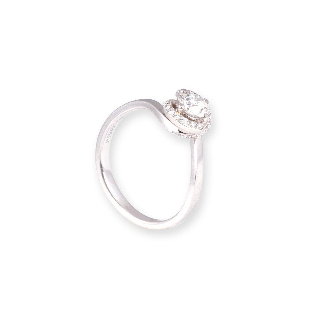Platinum Diamond Engagement Ring VDRA3328 - Minar Jewellers