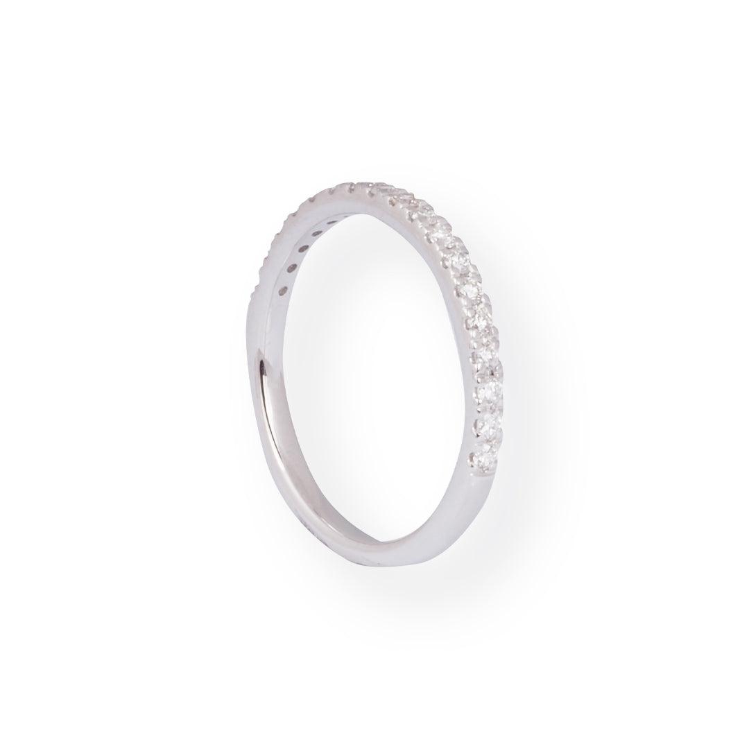 18ct White Gold Diamond Half-Eternity Band LR-5815 - Minar Jewellers