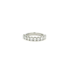 Platinum Half-Eternity Band – Round Brilliant Cut Laboratory Grown Diamonds | Size M