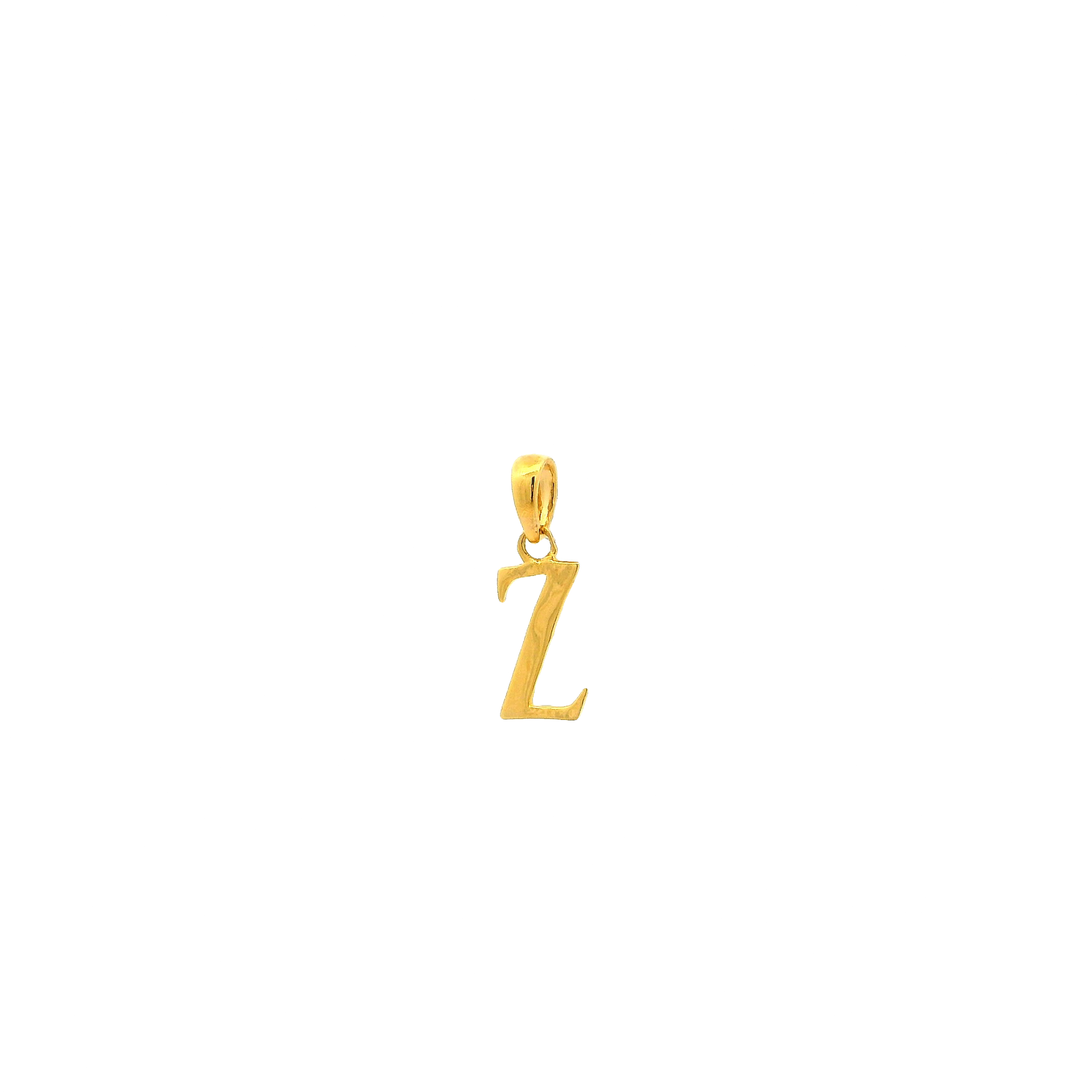 Radiant 22ct Gold ‘Z’ Letter Pendant