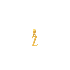 Radiant 22ct Gold ‘Z’ Letter Pendant
