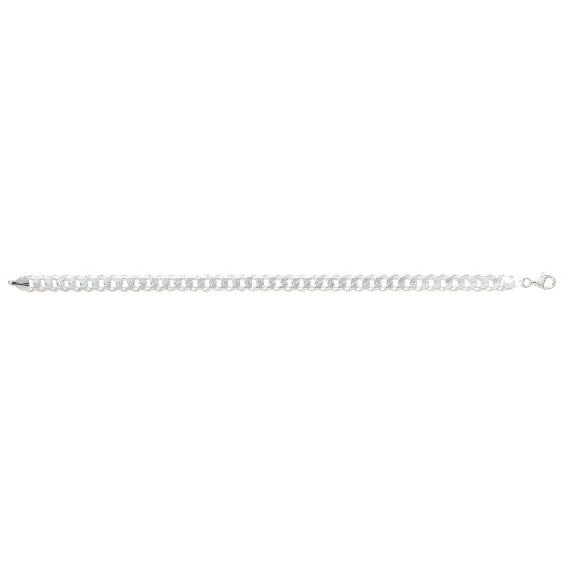 Sterling Silver Curb Gents Bracelet with Lobster Clasp – Classic & Durable Men’s Jewellery