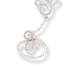 18ct Gold Diamond Poncha with Bracelet & Ring. WCB06047 - Minar Jewellers