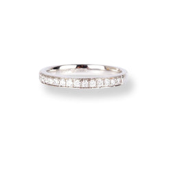 Platinum Diamond Engagement Ring & Wedding Band Set LR-6642 - Minar Jewellers