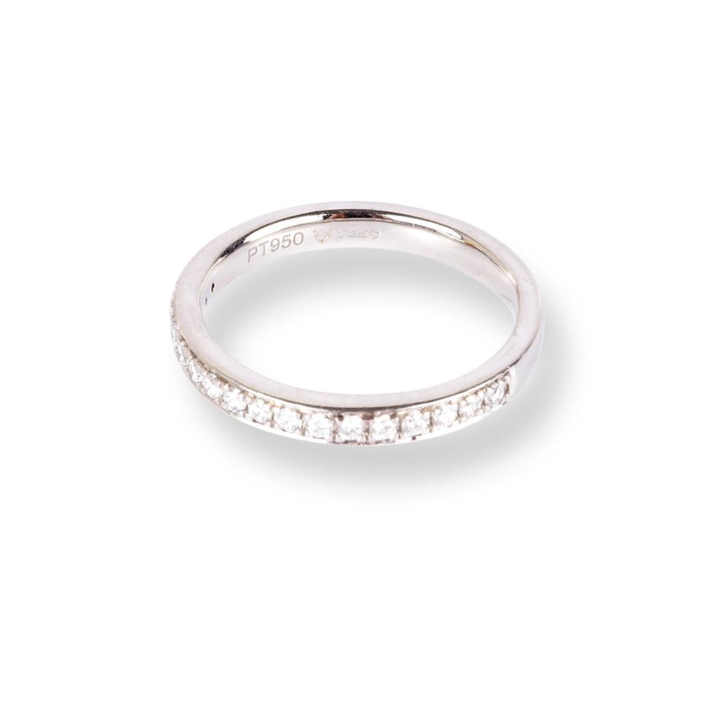 Platinum Diamond Engagement Ring & Wedding Band Set LR-6642