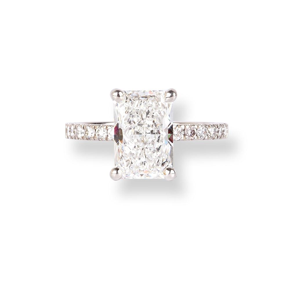 Platinum Diamond Engagement Ring LR-6641