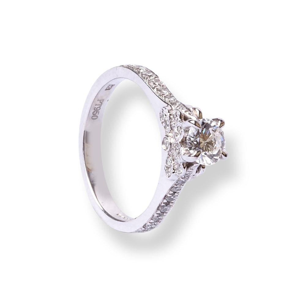 Platinum Diamond Engagement Ring SC00778R-W