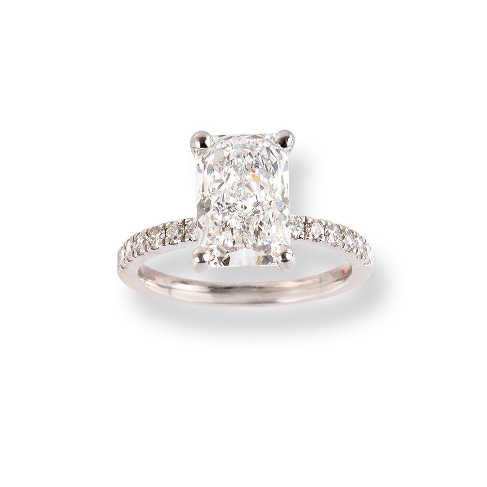 Platinum Diamond Engagement Ring LR-6641