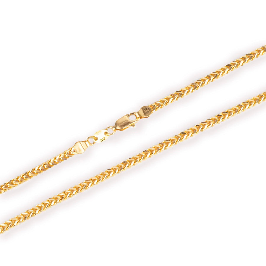 22ct Gold Foxtail Chain with Lobster Clasp (25g) C-3461